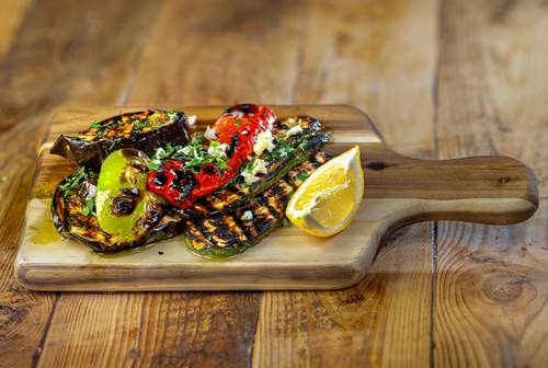 Grilled Veggies, Garlic & Herbs