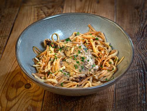Linguine with Country-Style Chicken